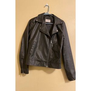 Faux Leather Jacket
